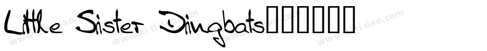 Little Sister Dingbats字体转换